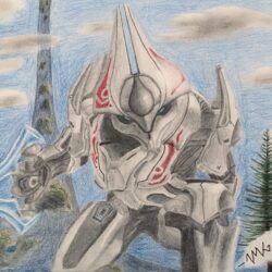 Halo Drawing Art