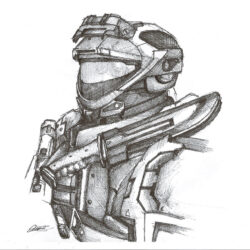 Halo Drawing Beautiful Artwork