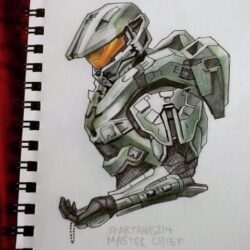 Halo Drawing Creative Style