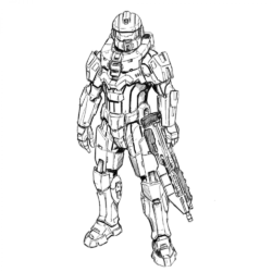 Halo Drawing Fine Art