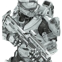 Halo Drawing Picture