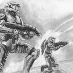 Halo Drawing Stunning Sketch