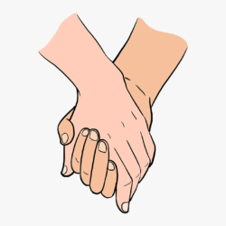 Hand Holding Something Drawing Art