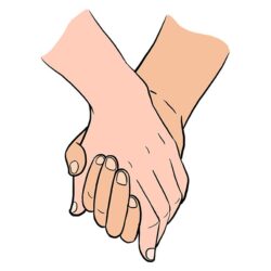 Hand Holding Something Drawing Fine Art