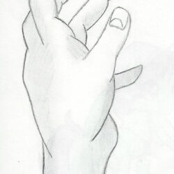 Hand Reaching Out Drawing Hand Drawn