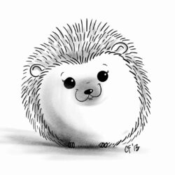 Hedgehog Drawing