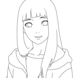 Hinata Drawing Sketch