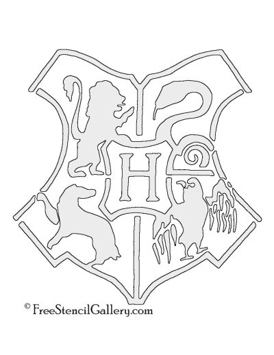 Hogwarts Crest, Magical Heritage, Wizarding World, House Symbols, Enchanted Emblem Drawing