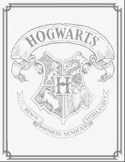 Hogwarts Crest, Emblem, Tradition, House, Magic Drawing