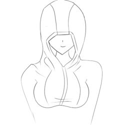 Hood Drawing Sketch