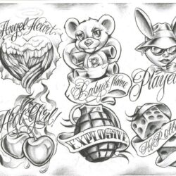 Hood Money Tattoo Drawing Image