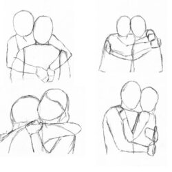 Hug Drawing Creative Style