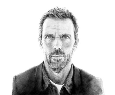 Hugh Laurie, Actor, Musician, Comedian, Writer, Producer Drawing