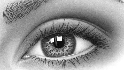 Human Eye Drawing Art