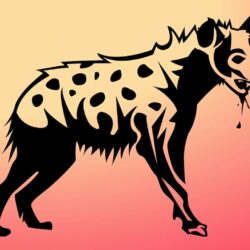 Hyena Drawing Intricate Artwork