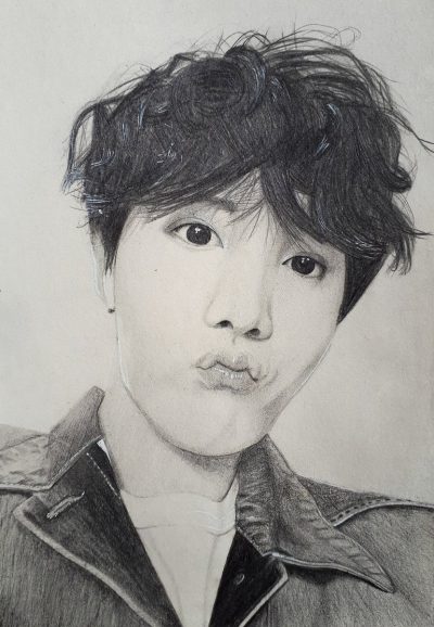 J Hope, Energy, Dance, Charisma, Inspiration Drawing