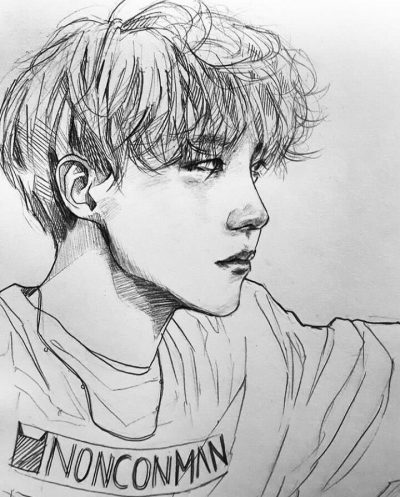 J Hope, Dance, Charisma, Energy, Rap Drawing