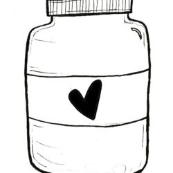 Jar Drawing Creative Style