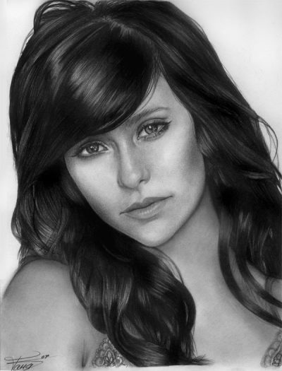 Jennifer Love Hewitt, Philanthropist, Singer, Actress, Producer Drawing