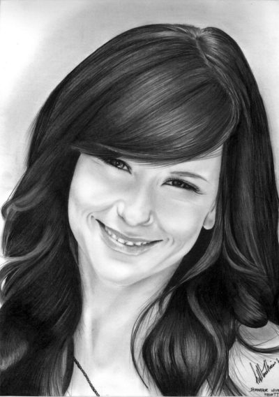 Jennifer Love Hewitt, Producer, Author, Singer, Actress Drawing