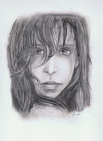 Jennifer Love Hewitt, Philanthropist, Producer, Singer, Actress Drawing