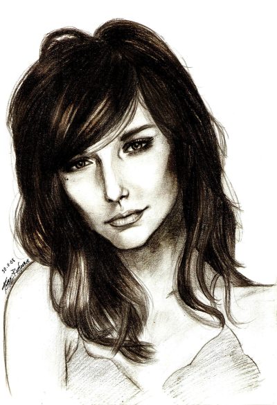 Jennifer Love Hewitt, Producer, Author, Singer, Actress Drawing