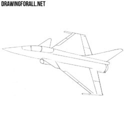 Jet Drawing Amazing Sketch