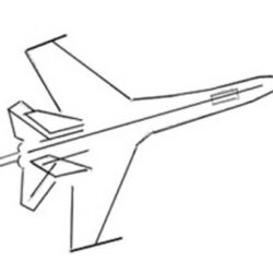 Jet Drawing Hand drawn