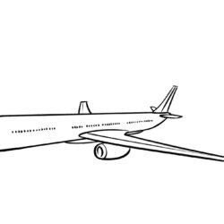 Jet Drawing Realistic Sketch