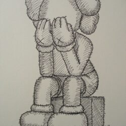 Kaws Drawing Beautiful Artwork