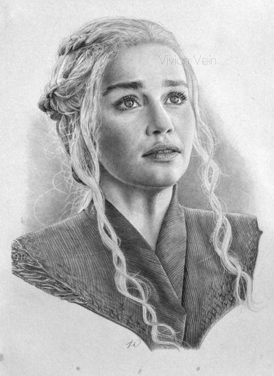 Khaleesi, Queen, Freedom, Dragons, Mother Drawing