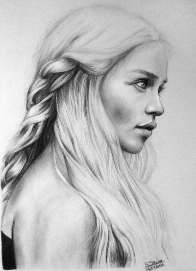 Khaleesi, Mother, Dragon, Queen, Strength Drawing