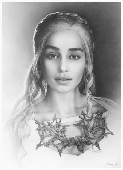 Khaleesi, Strength, Leadership, Mother, Dragons Drawing