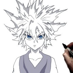 Killua Drawing Artistic Sketching