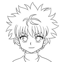 Killua Drawing Stunning Sketch