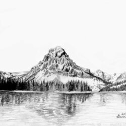 Lake Drawing Picture