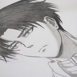 Levi Ackerman Drawing Artistic Sketching