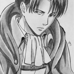 Levi Ackerman Drawing Stunning Sketch