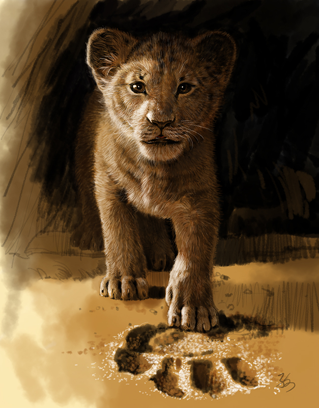 Lion King Drawing Image