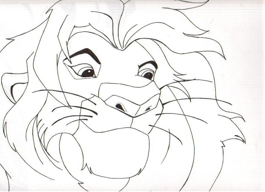 Lion King Drawing Intricate Artwork