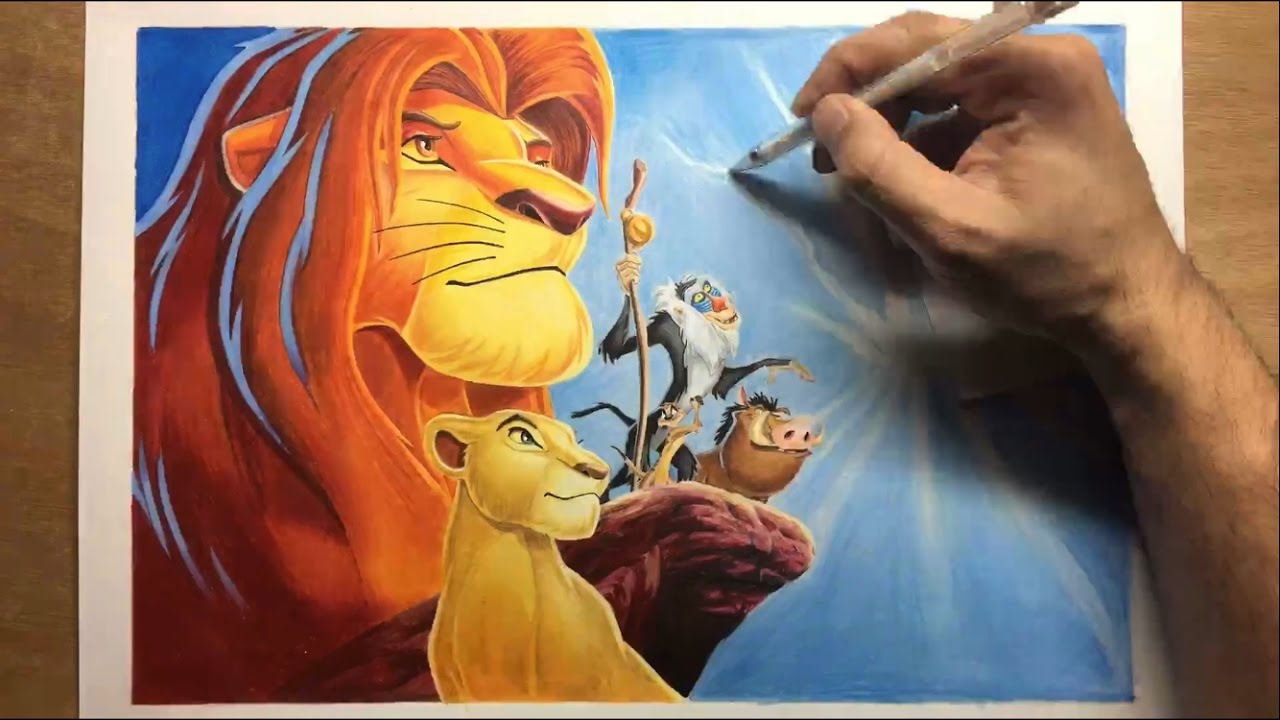 Lion King Drawing Photo