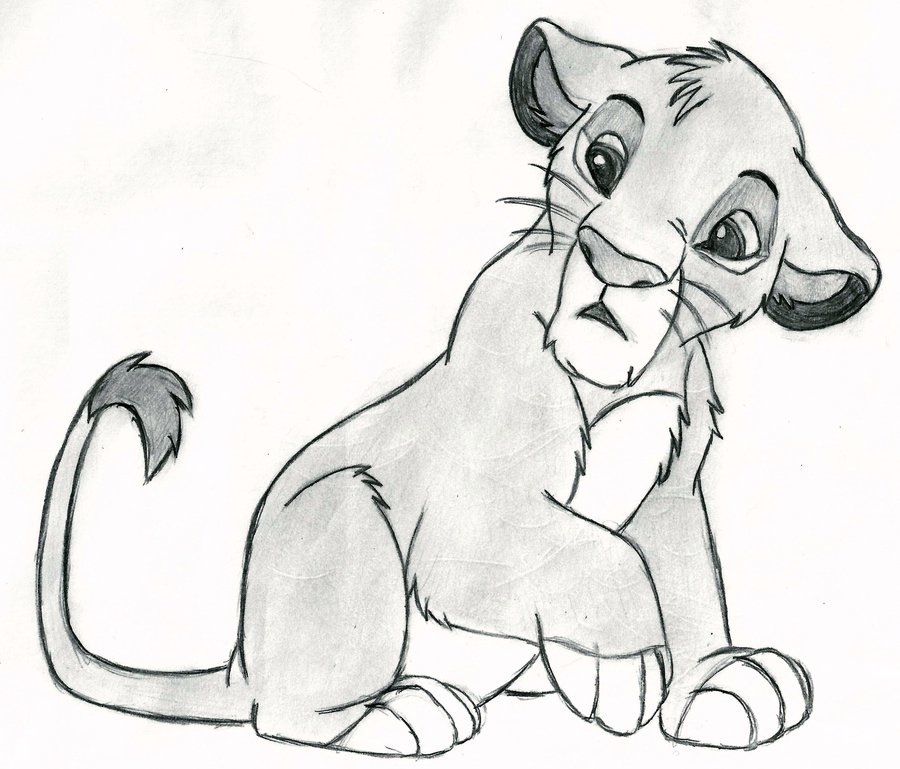 Lion King Drawing Stunning Sketch