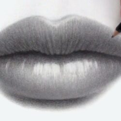 Lip Drawing Amazing Sketch