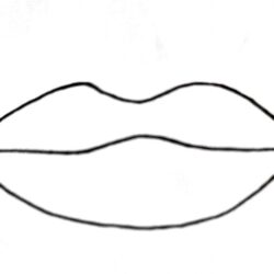 Lip Drawing Creative Style