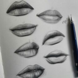 Lips Easy Drawing