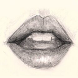 Lips Easy Drawing Image
