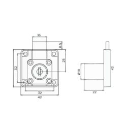 Lock Drawing Creative Style