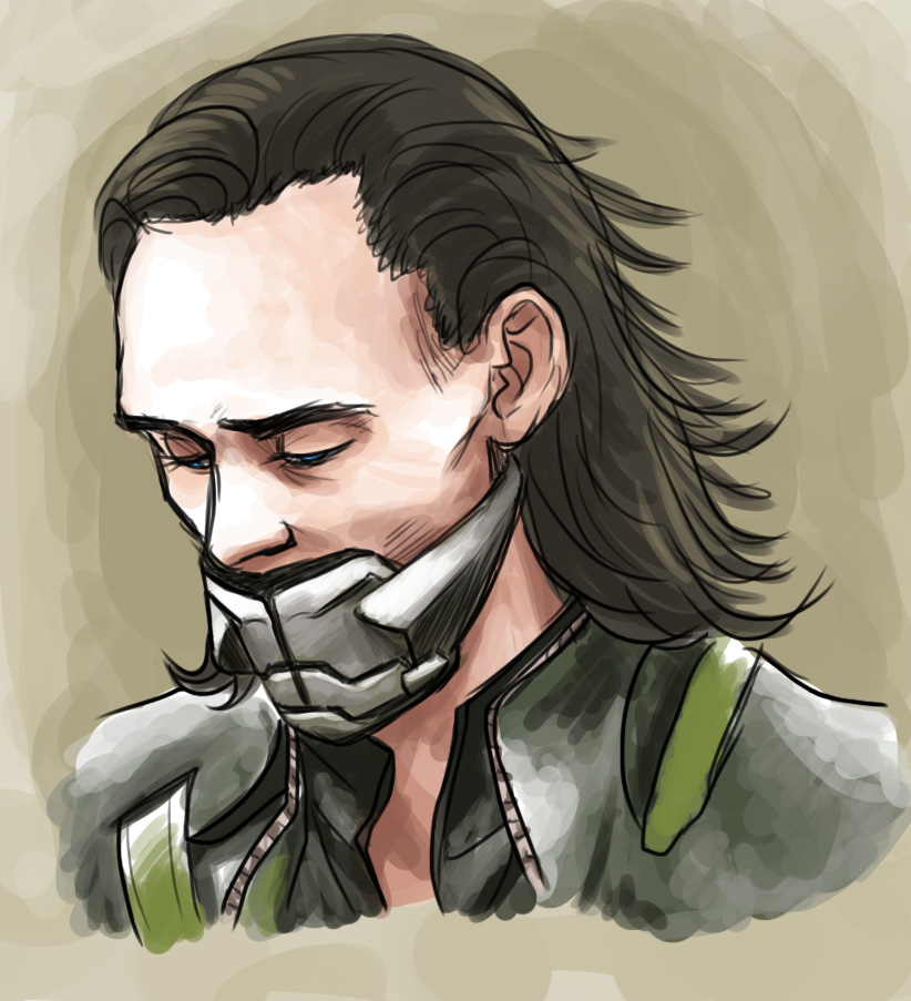 Loki Drawing Detailed Sketch