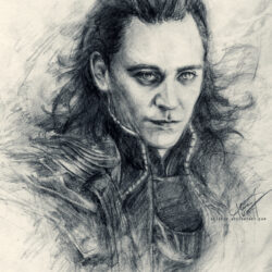 Loki Drawing Fine Art
