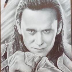 Loki Drawing Hand Drawn